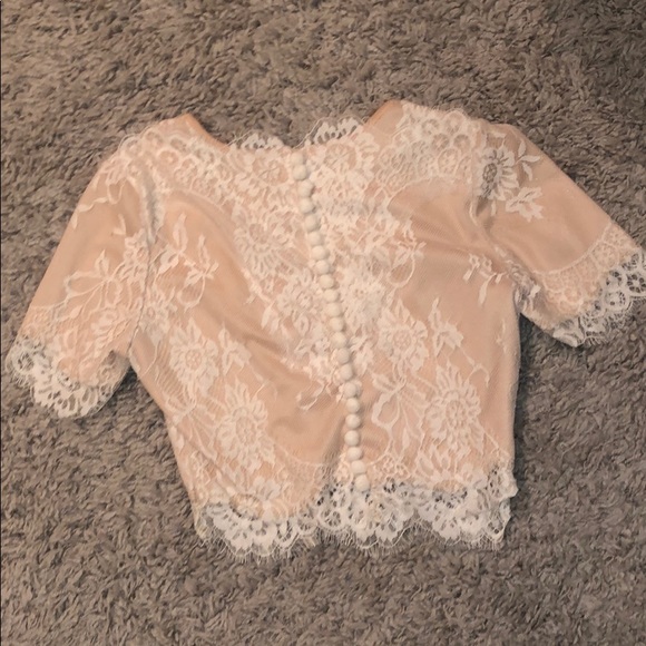 Lace shirt and top dress 2 piece - Picture 3 of 4